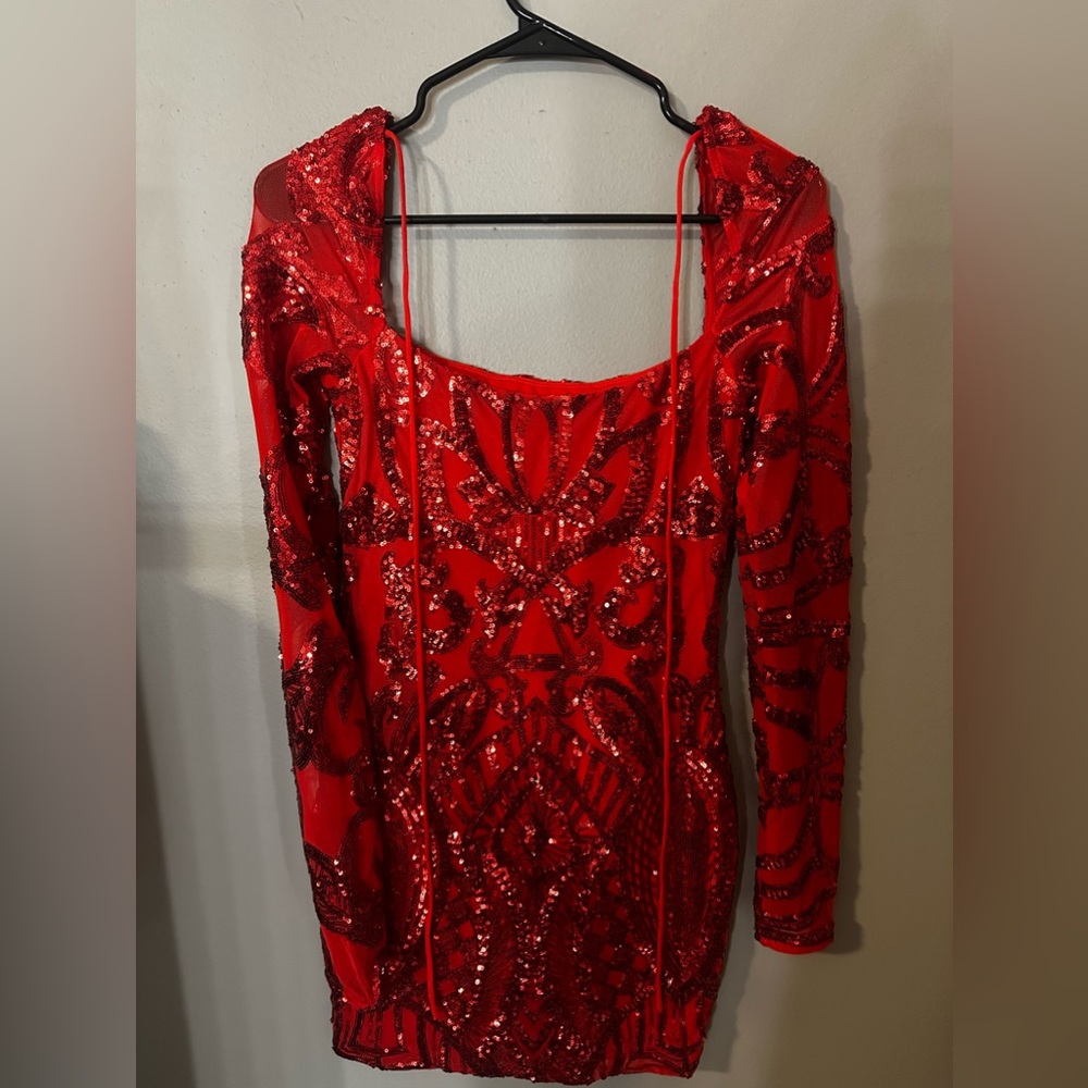 red lucy in the sky homecoming dress size medium. originally$85 asking $50-$60